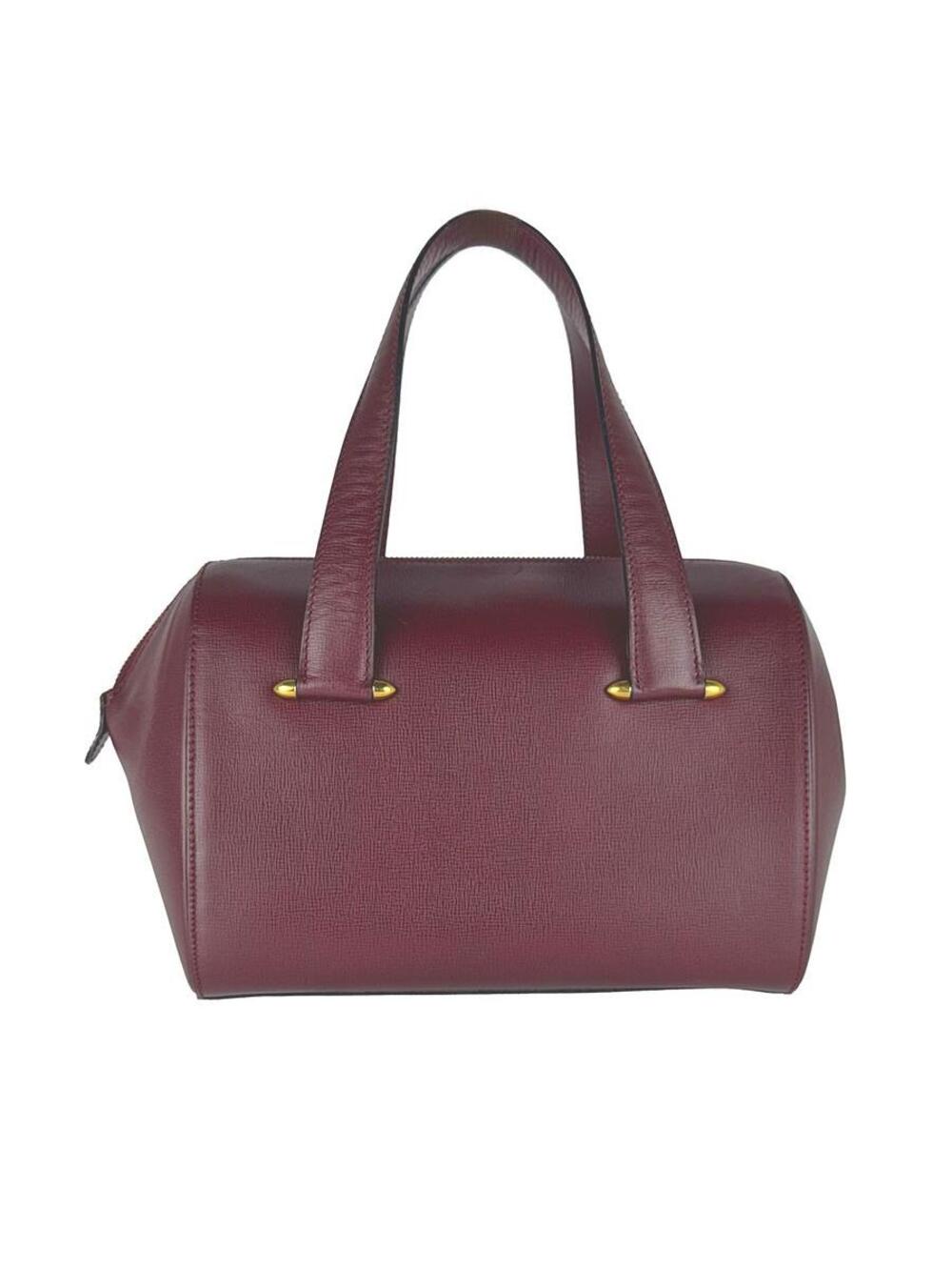 Auth Cartier Handbag Bordeaux #351608C33B